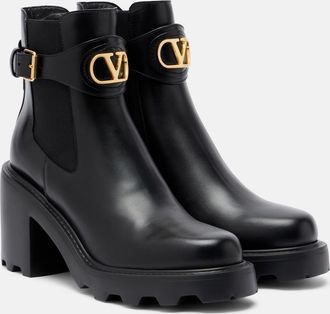 Valentino Garavani Beatle VLogo leather ankle boots