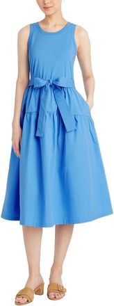 Draper James Lila Mixed Media Midi Dress