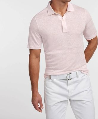 David Donahue The Weekender Polo In Driftwood