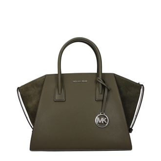 Michael Kors Groene Leren Handtas