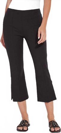 Lyss&eacute; Leighton Flare Crop Pant In Black