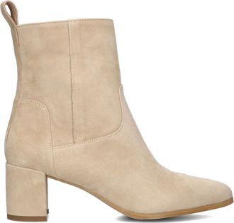 Notre-V Schoenen, Dames, Beige, 37 EU, Su&egrave;de, Elegante Enkellaarsjes Model 8543