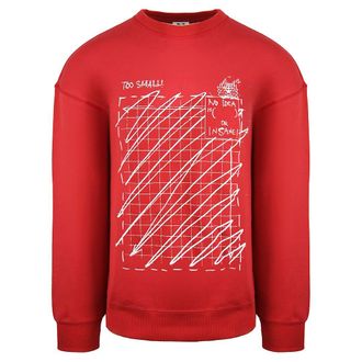 Puma x Michael Lau Lange Mouw Crew Neck Rood Heren Grafisch Sweatshirt 530351 22