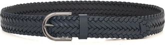 HUGO BOSS Roul-Wnl Gevlochten Riem - Heren - Riemen - Blauw - 115 CM - Accessoires