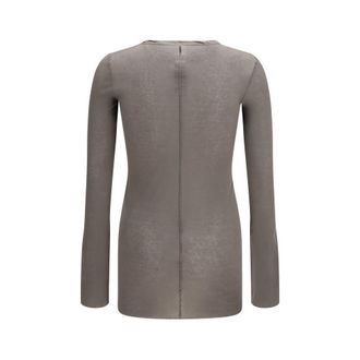 Rick Owens Long Sleeve T-Shirt - Brown