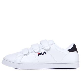 Fila (WMNS) FILA Court Deluxe Series Low Sneakers White/Black FS1SIB1150X_WNV