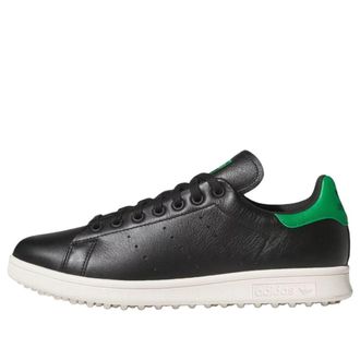 adidas Stan Smith Spikeless Golf Black Green JR4468