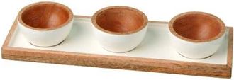 Be Home Madras Classic Dipping Bowl Set in Natural at Nordstrom