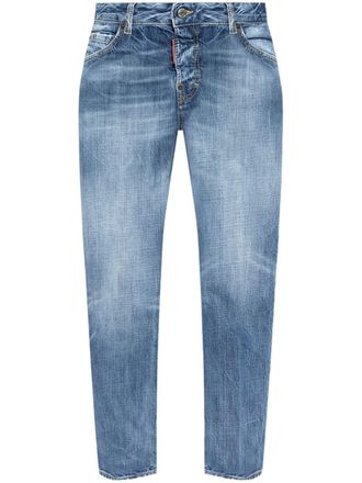 Dsquared2 Jeans con applicazione - Blu
