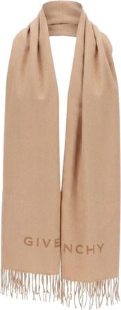 Givenchy Wool Muffler - unisex - Wintersjaals - Beige - ONE Size - Wol - Accessoires