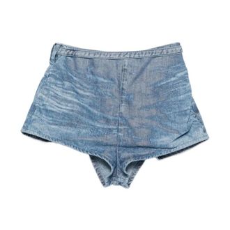 Diesel Dames, Korte broeken, Blauw, Maat: W26 Denim