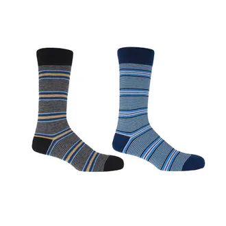 Peper Harow Multistripe Mens Bundle - Black & Navy