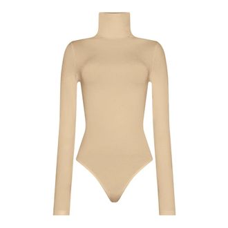 Wolford Colorado String Bodysuit - Dames - Bodies - Beige - L - Katoen - Tops