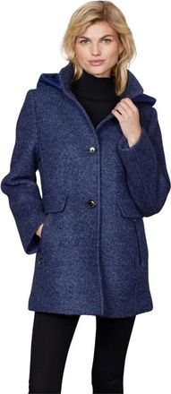 Junge Midnight Blue Modern Fit Jas - Dames - Mantel - Blauw - 3XL - Jassen