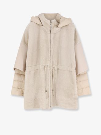 Moorer Cappotto Raja in shearling - MOORER - gender_Woman