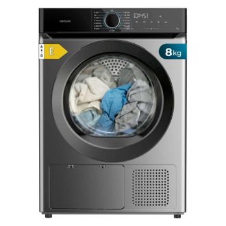 Cecotec Cecotec Secadora Bomba De Calor 8kg Bolero Dresscode Dry 8180 Steel. 650w, Clase E (antigua A++), Bajo Consumo, 15 Programas