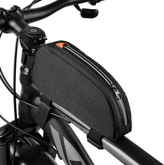 OEM Bolsa Para Bicicleta - Bolsa Para Cuadro - Bolsas Para Bicicleta - Impermeable - Con Reflectores - 1l-22,5510cm - Negra