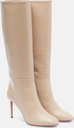 Aquazzura Sellier 85 leather knee-high boots