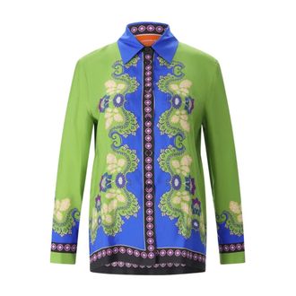 La DoubleJ Shirts, female, Multicolor, Size: XS Pliss&eacute; Boy Shirt
