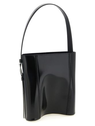 Coperni Womens Black Cowhide Shoulder Bag