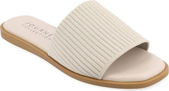 Journee Collection Prisilla Womens Sandals Taupe : 6.5 M, Synthetic