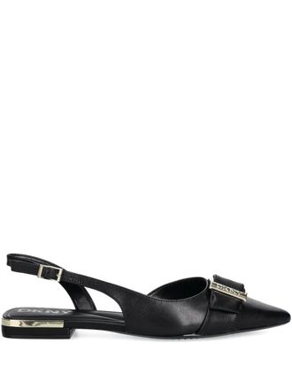 DKNY buckle sling back ballet flats - Black