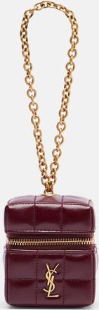 Saint Laurent Pochette Cassandre Mini in pelle con catena