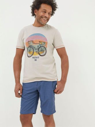 Fat Face FatFace Blue Stow Flat Front Shorts