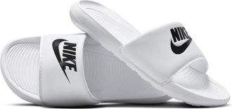 Nike Womens Victori One Slides in White | CN9677-100