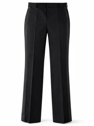 Moschino Black Tailored Flat Front Pants