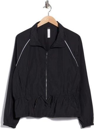 Zella Breakaway Crinkled Jacket in Black at Nordstrom Rack, Size X-Small