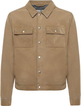 Maison Margiela Light Jassen - Heren - Zomerjassen - Beige - XL - Katoen - Jassen