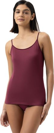 Mey Tr&auml;gertop MEY SERIE EMOTION, Damen, Gr. 36, boysenberry, Feinripp, Obermaterial: 50% Viskose, 46% Polyamid, 4% Elasthan, k&ouml;rpernah h&uuml;ftbedeckend, tief