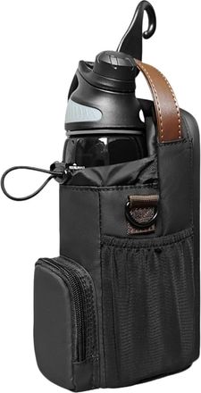 Generic Magnetic Gym Crossbody Bag - Water Bottle Holder With Phone Pocket & Key Clip