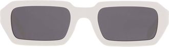 Prada Grey Rectangular Ladies Sunglasses PR A12S 17K08Z 52
