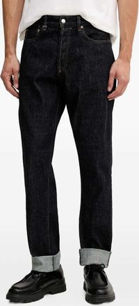 Benetton Jeans con bottoni - Blu