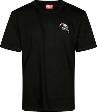 Diesel cotton T-shirt - men - Cotton - M - Black
