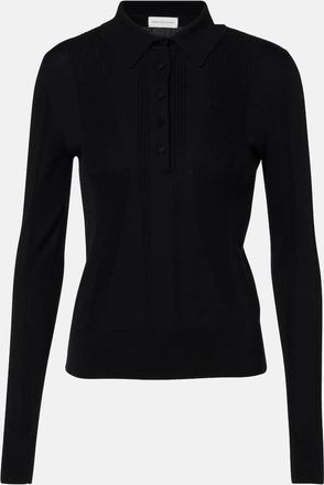 Dries Van Noten Pullover stile polo in cotone