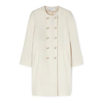 Motivi Dames, Mantels, Wit, Maat: XL Poliester