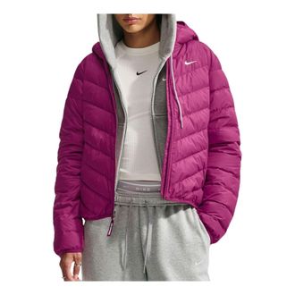 Nike (WMNS) Nike Windpuffer Therma-FIT Hooded Down Jacket True Berry Sail IF5883-630
