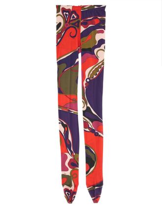 Emilio Pucci Orchid Print Tights Stocking