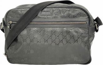 Gucci Black Pvc Shoulder Bag (Pre-Owned)