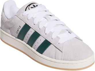 adidas Campus 00s Sneaker in Crystal White/green/off White at Nordstrom, Size 10.5