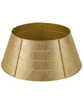 Glitzhome 25In Metal Glitter Tree Collar