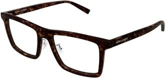 Saint Laurent Glasses, male, Brown, Size: 54 MM SL 906F Eyeglasses