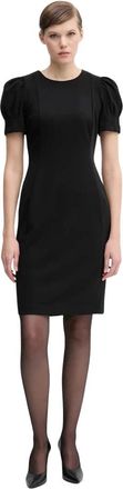 DKNY Mini Jurk - Dames - Korte kleedjes - Zwart - M - Leer - Kleedjes