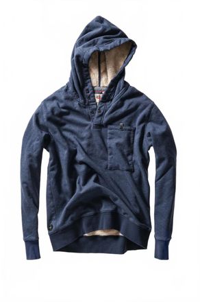 Relwen Mens Superfleece Hoodie In Navy