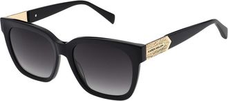 Karen Millen KM5064 001 Womens Sunglasses Black Size 55