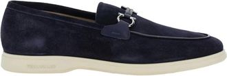 Ferragamo Cosimo Loafers - Heren - Loafers - Blauw - 39 EU - Leer - Schoenen