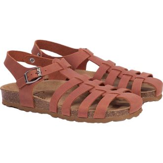 Celtic & Co. Fishermans Flat Sandal in Cognac at Nordstrom, Size 5